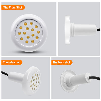 AC12V Plastik Yüzme Havuzu Işığı 6W Reçine Dolgulu %100 IP68 Sualtı Kullanımı İçin