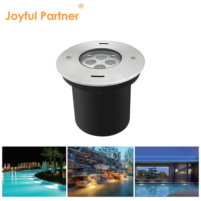 Su Altı LED Aydınlatma Armatürü Gömme Montaj 4*2.5W RGB3in1 DMX 24 Volt IP68 Paslanmaz Çelik Gövde