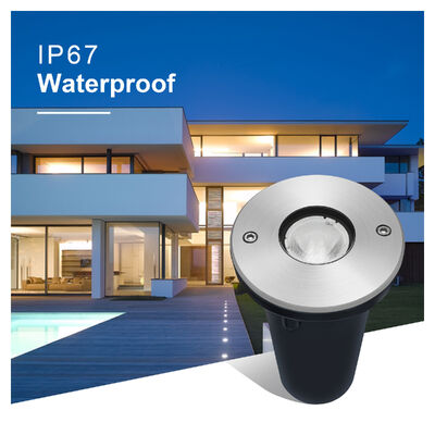 LED Yer Altı Gömme Lamba IP67 1W 3W DIA67MM DC24V Zemin Gömme Su Geçirmez Dış Mekan Bahçesi İçin