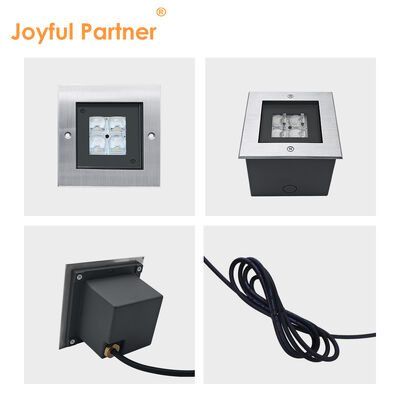 Dış Çevre Yeraltı Işığı 24V 8W 3000K Sıcak Beyaz Ölçme Alüminyum gövde IK Rating 09