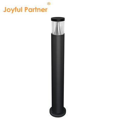 LED Bollard Light AC220V DC24V Cylindrical Shape Bridgelux LED 3000K DIA108MM Premium Aluminum For Lawn Pathway
