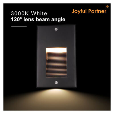 LED Recessed Outdoor Wall Light 2W IP65 With Mounted Sleeve Ra85 Optical Lens AC100-240V