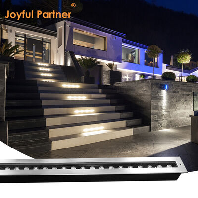 LED Yer Altı Lineer Işık 12W 24W 48W DC24V 1000MM 1Metre Paslanmaz Çelik316 IP67 Gömme Tip