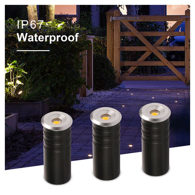 DC 24V Mini LED Adım Işığı Yeraltında gömülü Düşürülebilir LED Güverte Işıkları IP67