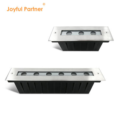Çökme LED Yeraltı Işığı 2700k - 6500k IP67 Doğrusal Duvar Yıkama Işığı