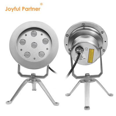 LED Çeşme Lambası 6*2W RGB DMX Paslanmaz Çelik 316 Gövde DC12V/24V IP68 Yüzme Havuzları İçin