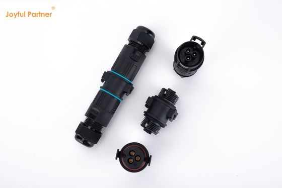 M19 3 Pin Elektrikli IP68 Hızlı Bağlantı 2 Yolu Dış Uzantı Kablosu Bağlantısı