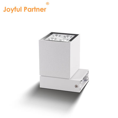 Dış İç Duvar Led Işık Kare 8W DC 24v Sıcak Beyaz SMD LED dökme Alüminyum Konut Çok fonksiyonel Çember Köşe