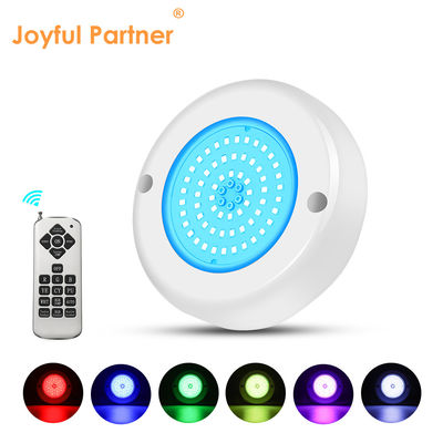 AC 12V Denizaltı IP68 RGB Değiştirme Kontrol PC 15W reçine dolu yüzey montajlı LED yüzme havuzu ışığı