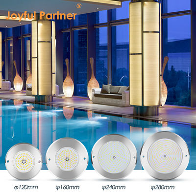 Uzaktan Kumandalı Su Havuzu Işıkları Paslanmaz Çelik 316 Yüzeye Monte Edilen 42W Havuz Işığı AC12/24V RGB