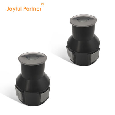 LED Yukarı Işık 1W 2W Paslanmaz Çelik 316 Ön Kapak 100-240VAC DIA 55MM Plastik Arka Kutusu ile