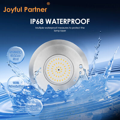 IP68 Su Altı PAR 56 Havuz Işığı 6W SMD2835 Boyut 110*34MM Ultra İnce 10MM