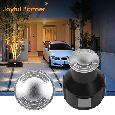 3W Yeraltı Işığı Alüminyum Vücut Malzemesi Paslanmaz Çelik 316 Ön Kapak AC100-240V 3000K 0.5M Kablo ile