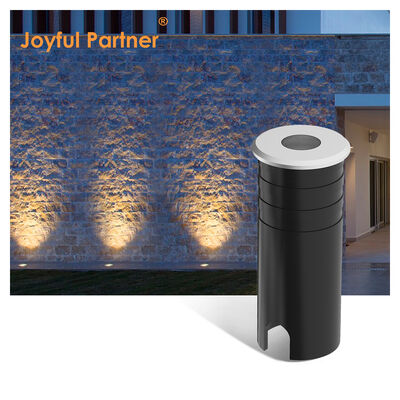 LED Yukarı Işık 316 Paslanmaz Çelik Kapak Alüminyum Lamba Vücudu Tempered Glass IP67 1W Sıcak Beyaz 3000K