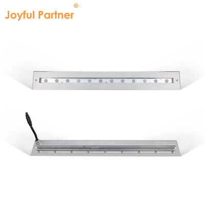 Su Altı Lineer Işık DC12V 316 Paslanmaz Çelik DMX 512 RGB 12W 24W 628MM Uzunluk Şelale İçin